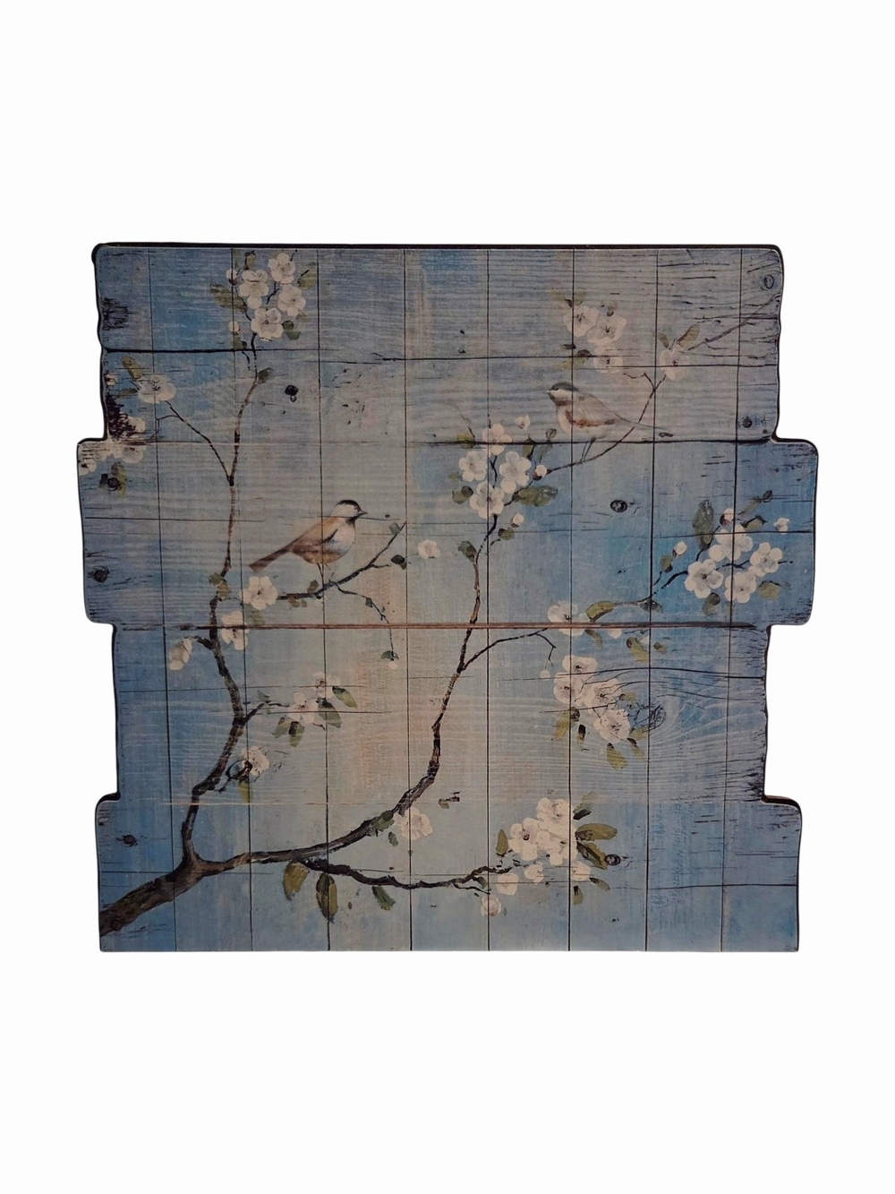 "Blossom I" wood pallet wall art print by Lisa Audit ♡